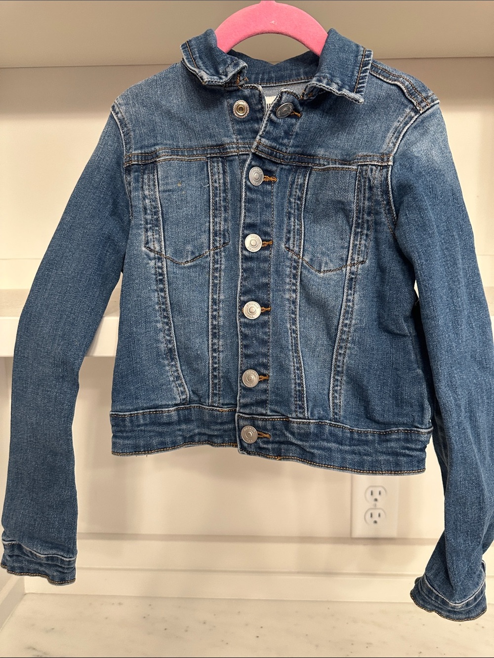 Hudson size 5 Girls' Blue Denim Jacket - Classic Button-Up.  Like new
